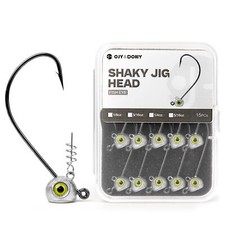 Shaky Head Jigs Fisheye Stand-up Style Weedless Fishing Jig Heads for Bass 15...