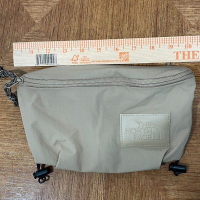 North Face Womens Never Stop Lumbar Bag Beige Tan Nylon Fanny Pack