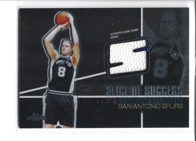 2004-05 Topps Chrome Slice of Success #SS-RN Rasho Nesterovic (372/754)-Spurs