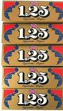 5x JOB Gold 1 1/4 1.25 Rolling Papers *Great Prices*FREE USA SHIPPING*