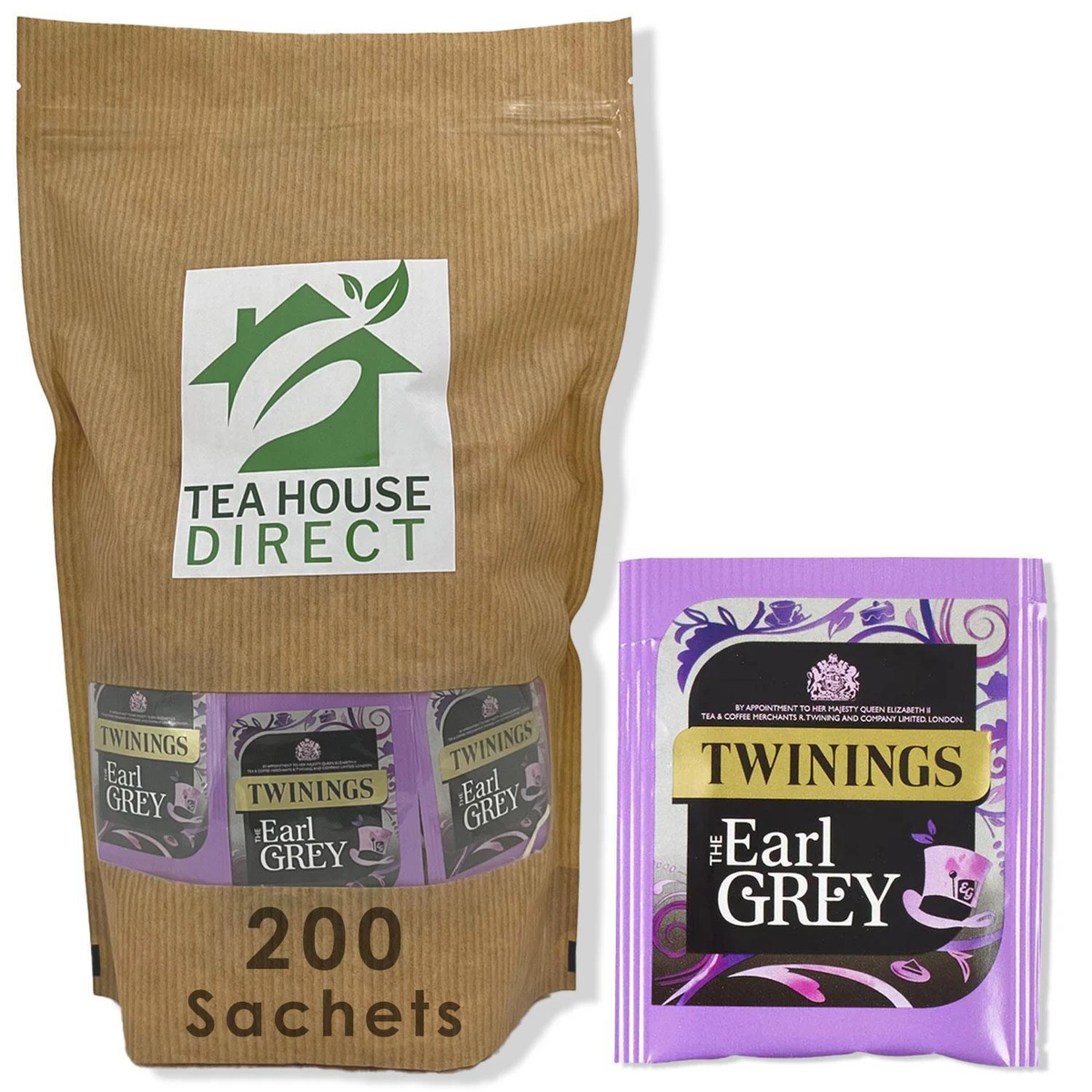 Twinings earl grey hotsell tea bags 200