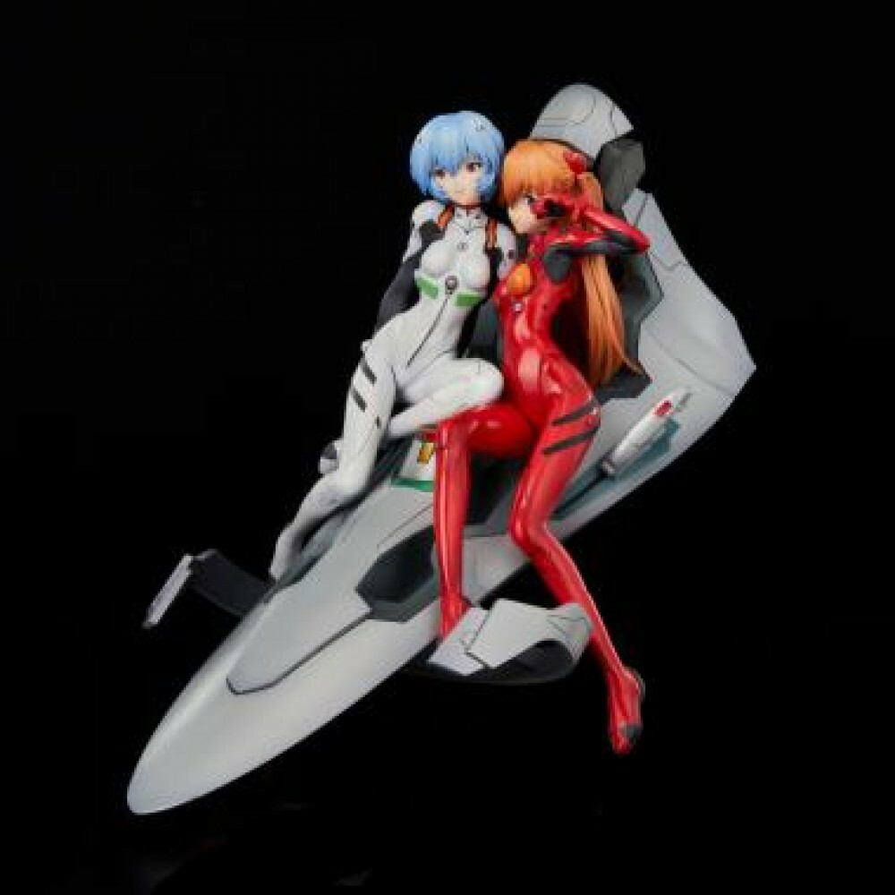 Union Creative Evangelion Rei & Asuka twinmore Object Statue