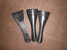 3 PCs Ebony Violin Tail Piece 4/4, Violin parts fiddle tailpiece