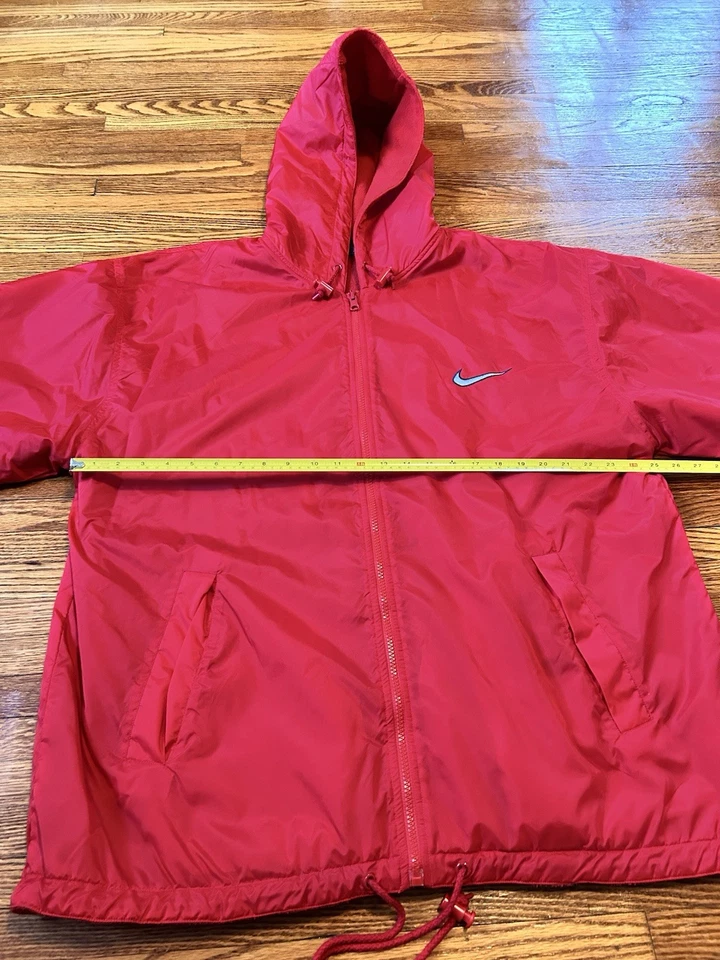 Billion Bay Basics Men's Size Large Red Fleece Lined Jacket Nylon/polyester - Image 3 of 4