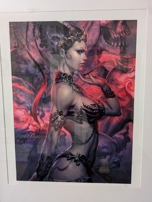 Sideshow Court of the Dead GETHSEMONI Queen of the Dead Art Print.