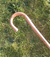 Traditional Wooden Extra Long Walking Stick Made Of Chestnut Shepherds Crook