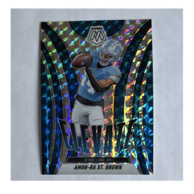 Panini 2025 Mosaic Elevate Mosaic Amon-Ra St. Brown #15 Detroit Lions NFL