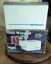 Vintage 1992 Chill Wizzard Instant Beverage Can Chiller (NEW)