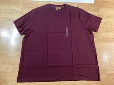 New Polo Ralph Lauren Mens Maroon 4XB Cotton ShortSleeve Shirt,Crew Neck