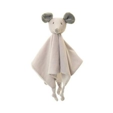 Lovey Comfort Blankie Pip the Mouse by Not Before Tea Snuggle Blanket Gray New