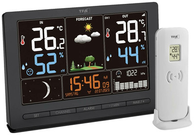 TFA Dostmann SEASON 2 Funk-Wetterstation Wetterstation Vorhersage 12-24 Stund631
