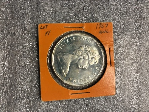 Canada Silver Dollar 1967 - .800 Fine Silver UNC - Centennial dollar