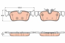 Bremsbelagsatz Hinten für BMW F40 F45 F44 F46 2 Gran Tourer Van i3 I01 ab 10->