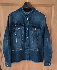 damen jeansjacke 46 Neu Jette Joop dunkelblau mit Nieten Lg.63 cm Brustw.59 cm