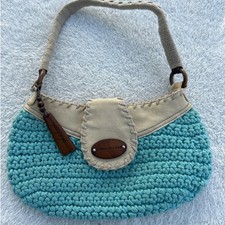 Vintage Tommy Hilfiger Hobo Bag Purse Woven C...