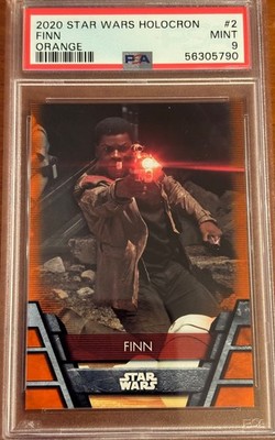 2020 Topps Star Wars Holocron Finn Orange PSA 9, /99