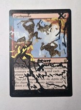 Earthquake ~ Commander [ Magic MTG ] ALTERED 