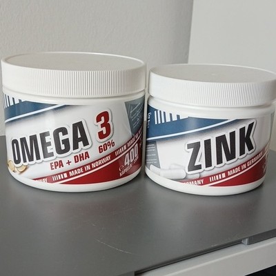 Bodybuilding Depot Omega-3 EPA/DHA + Zink, 400 Kapseln, Fischöl