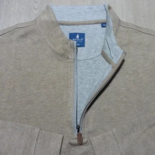 JOHNNIE-O Mens XL X-LARGE SULLY PULLOVER CEDAR 1/4 ZIP GOLF SWEATSHIRT SWEATER