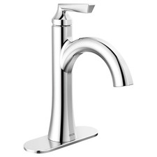 Delta Rinna Single Handle Bathroom Faucet 15874LF Polished Chrome with Drain
