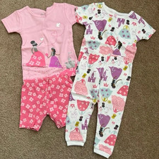 Carters Just One You 12M Princess Pajama Bundle Set of 2
