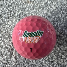 Vice Beastin Pink Golf Ball Mint Condition Rare x1 single ball