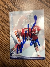 Mike Bell 1994 Ted Williams Chiefs authentic autographed card