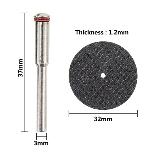 Cutting Discs Resin 32mm 40pcs Cutting Mandrels Reinforced Replacement - Picture 10 of 12