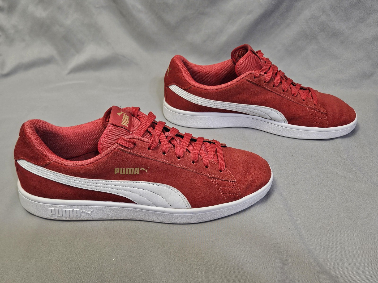 PUMA SoftFoam+ Shoes Mens Size 10.5 Red Suede Casual Comfort