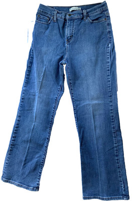 Levis 512 Jeans Womens 12 Short Blue Perfectly Slimming Boot Cut Stretch Denim