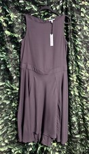 Prologue Sleeveless Dress Brownish Gray Womens Medium New