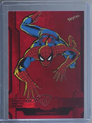 2024 Skybox Marvel Metal Universe Avengers High Series PMG Red Spider-Man f5h