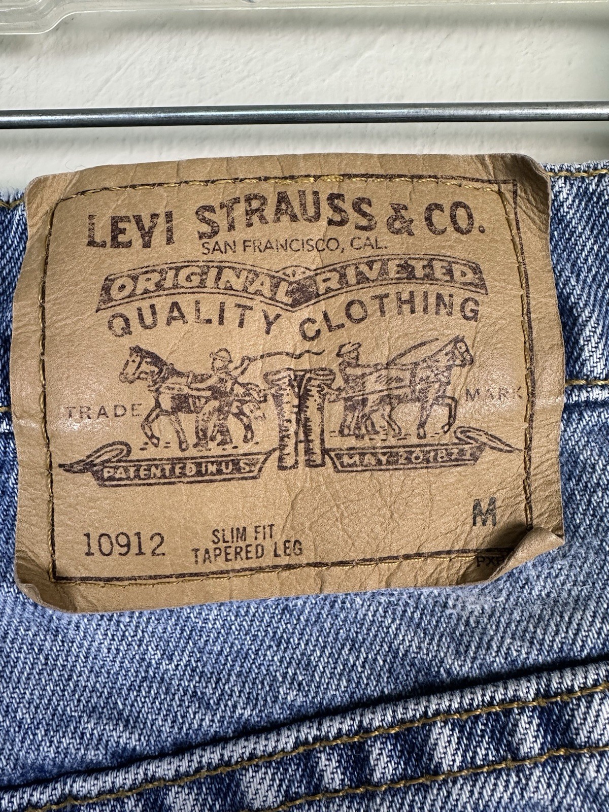 VTG Levi's 512 Jeans Womens 9 High Rise Slim Tapered Made in USA 90s thumbnail 4
