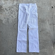 SS2005 Christian Dior by John Galliano White Jeans Denim Pants Y2K