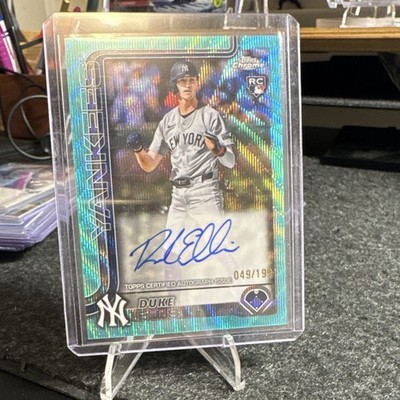 Topps 2023 Topps Chrome Duke Ellis RA-DE Yankees Rookie Autograph /199