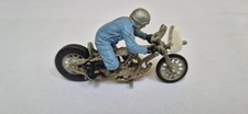 Vintage Britains / Corgi 681 Stunt Drag Racer Motorcycle with rider