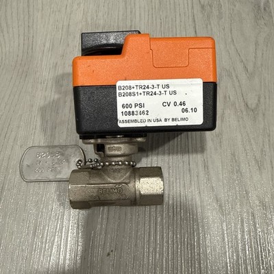 Belimo B208+TR24-3-T / B208S1+TR24-3-T US Characterized Control Valve, Cv 0.46