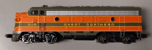 Locomotive Diesel EMD F7A #307A Great Northern - Échelle N 1:160, InterMountain, DCC Ready
