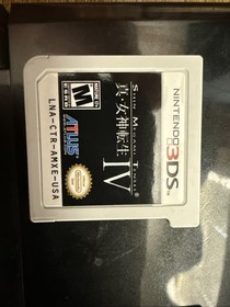 Nintendo 3DS Black CTR-001 (USA) - TESTED AND WORKS! PLUS Shin Megami Tensei IV