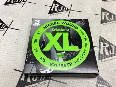 D Addario XL EXL165TP Bass Guitar String Long Scale 4 String Set 2 Sets