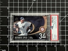 🔥2007 SP AUTHENTIC SPEED #AS-18 Derek Jeter Yankees HOF PSA 10 GEM MT Low Pop