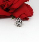Sterling Silver Vintage Sparkling Ring Size 7 3.08g   Cat RESCUE — photo 1