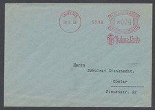 867212) DR FST Blg. Julius Beltz Langensalza 1933