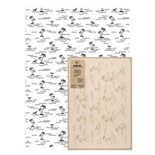 Reusable Allover Plastic Stencil // OCEAN ISLANDS