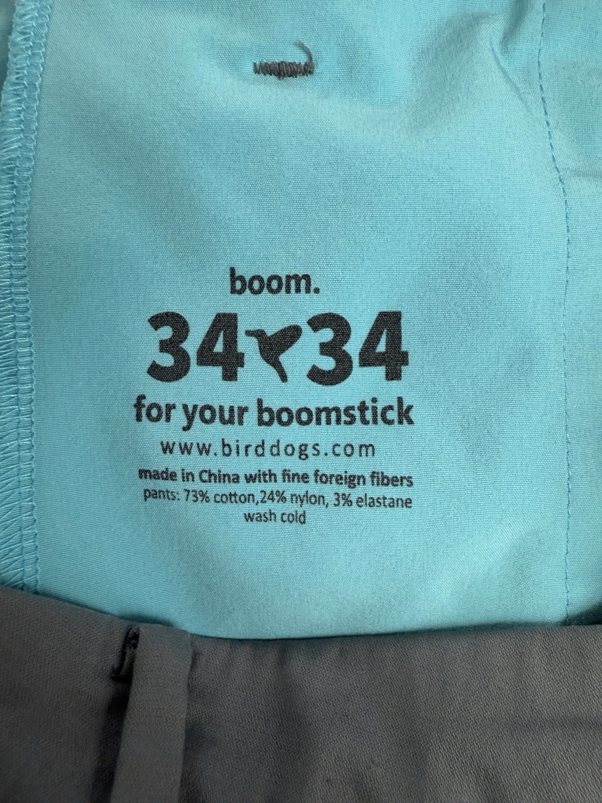 Bird Dogs Performance Casual Pants Men’s Tagged 34x34 Gray Chino Actual (34x32)