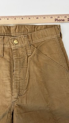 Lee Bootcut Corduroy Men's Pants NWT Vintage Dark Tan Brown Deadstock 26  Waist