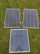 3 x Solar Panels 12v total 250w