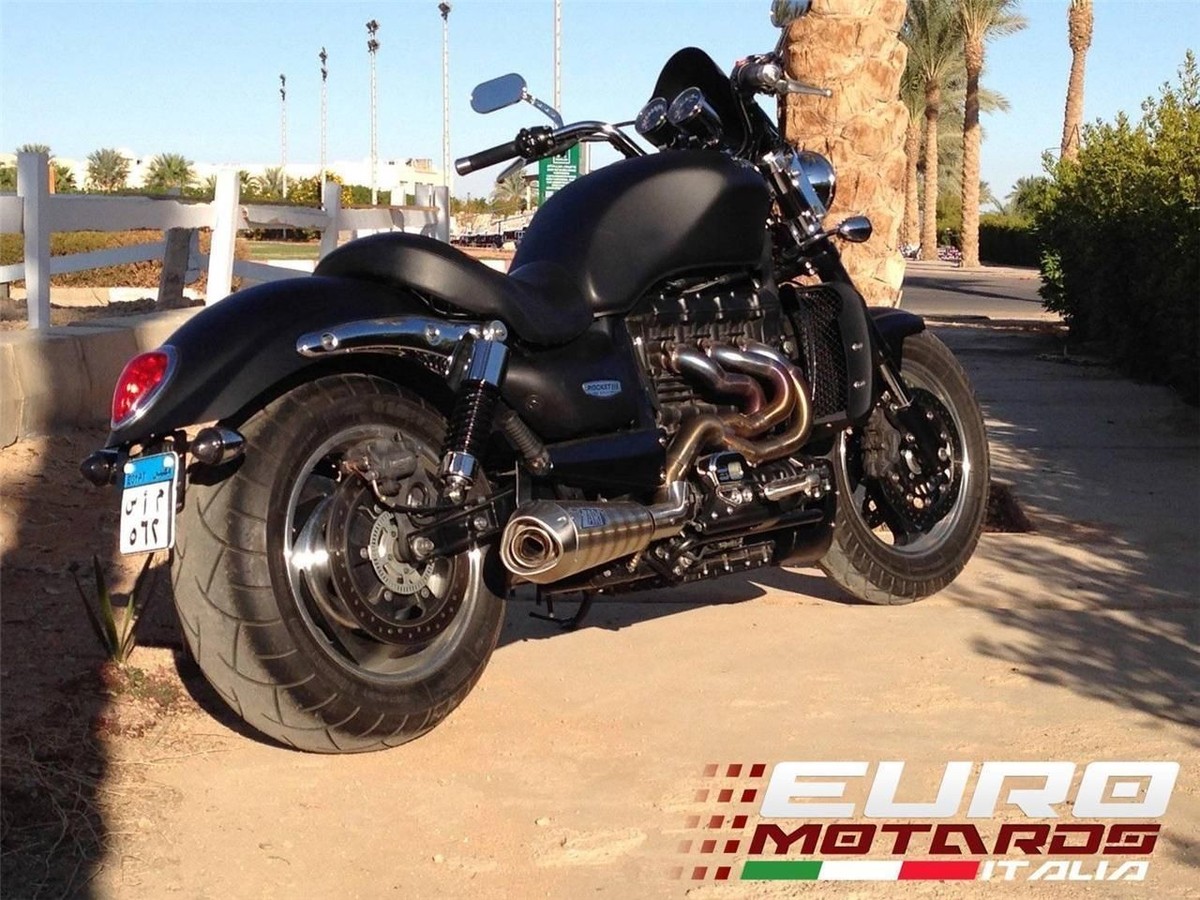Triumph Rocket III 2006-2018 Zard Exhaust 3in1 Full System Snake