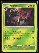 Trevenant 7/145 Rare Reverse Holo Guardians Rising Pokemon NM