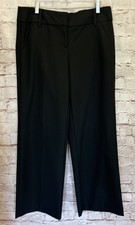 Ann Taylor LOFT Wide Leg Pants 8 NEW Career Stretch Twill Trousers 34x31.5
